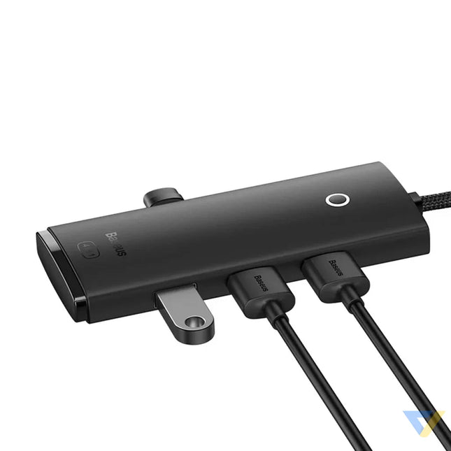 Baseus Lite Series Hub 4in1 USB to 4x USB 3.0 25cm (Black) Hubs