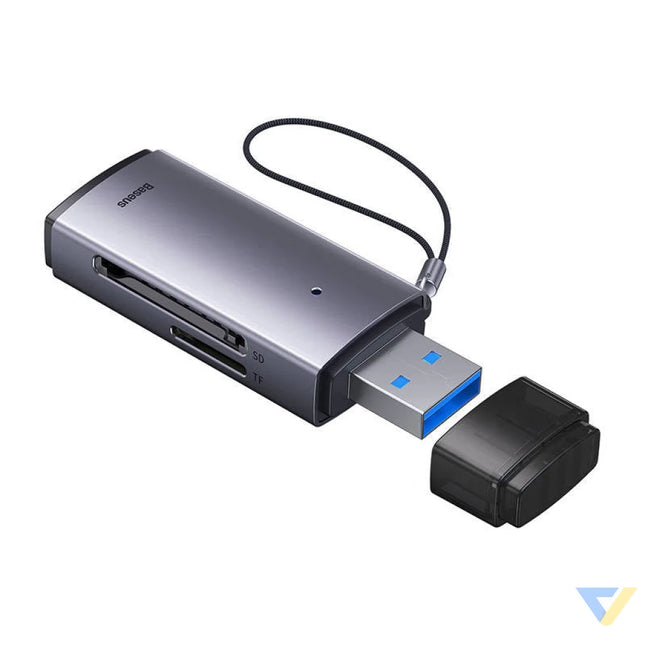 Baseus Lite Series SD/TF memory card reader USB (gray) Card readers