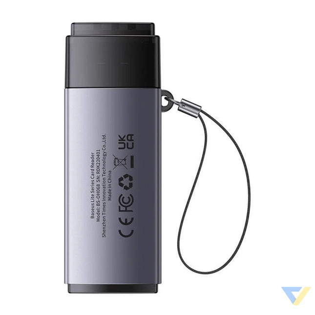 Baseus Lite Series SD/TF memory card reader USB (gray) Card readers