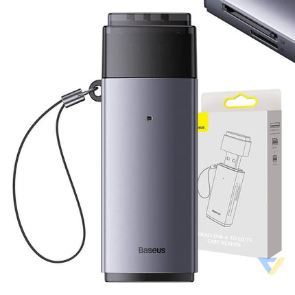 Baseus Lite Series SD/TF memory card reader USB (gray) Card readers