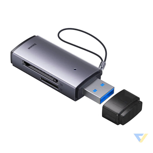 Baseus Lite Series SD/TF memory card reader USB (gray) Card readers