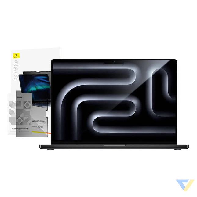 Baseus Magic Drawing magnetic protective privacy overlay for MacBook Pro 16’’ (2021/2023) + cleaning kit (transparent)