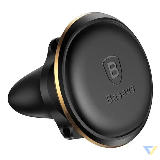 Baseus Magnetic Air Vent Car Mount Holder with cable clip Gold Phone holders