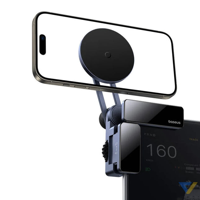 Baseus MaxView magnetic car screen holder (gray) Phone holders