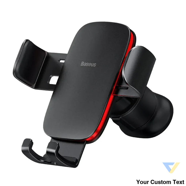 Baseus Metal Age II gravitational grip on the car grid black Phone holders