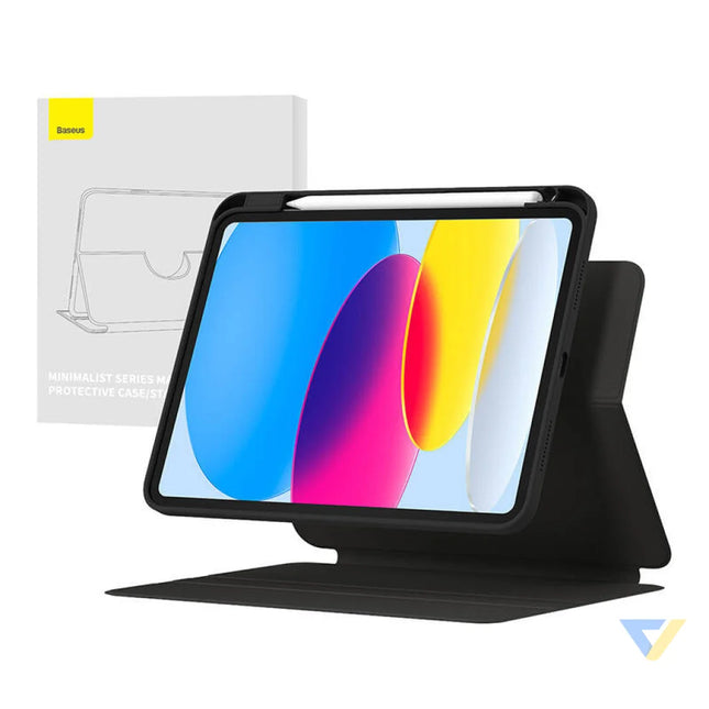 Baseus Minimalist Series IPad 10 10. 9’’ Magnetic protective case (black) Protective cases for tablets