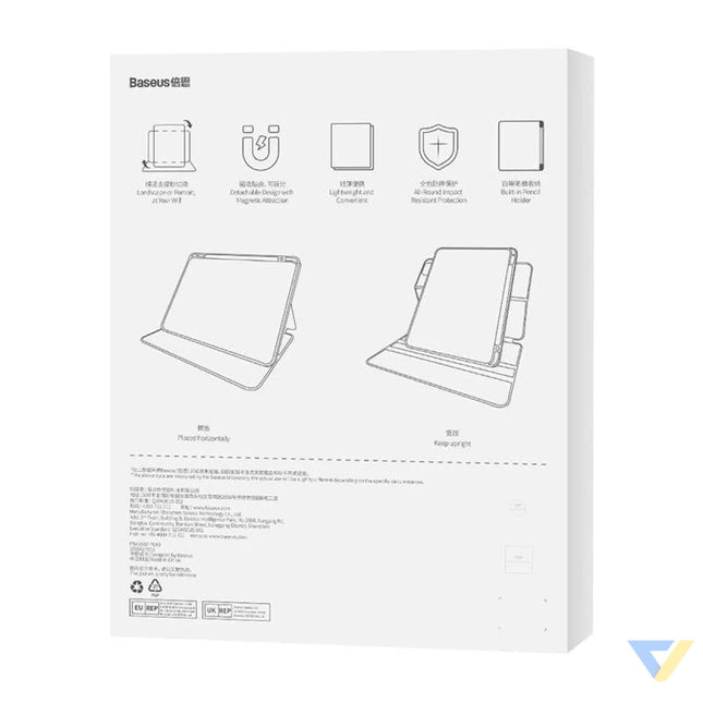 Baseus Minimalist Series IPad 10 10. 9’’ Magnetic protective case (black) Protective cases for tablets
