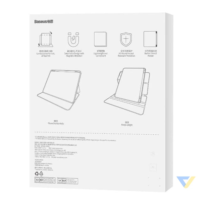 Baseus Minimalist Series IPad PRO 12.9 Magnetic protective case (blue) Protective cases for tablets
