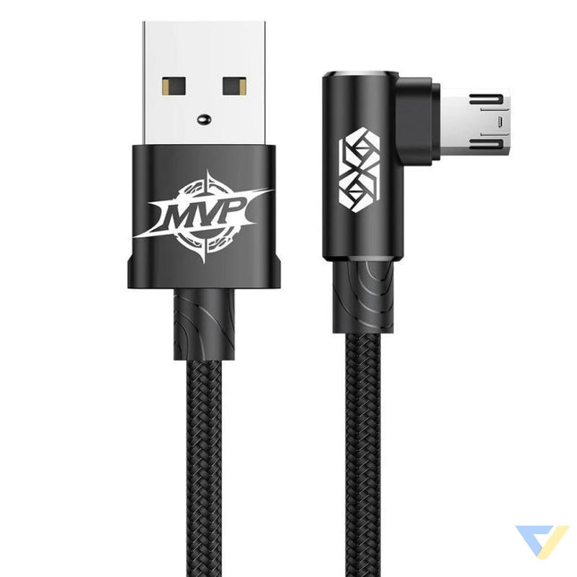 Baseus MVP Elbow Cable USB to micro USB 2A 1m Black USB to Micro USB
