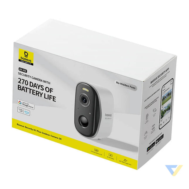 Baseus N1 Plus Outdoor Camera (White) IP cameras