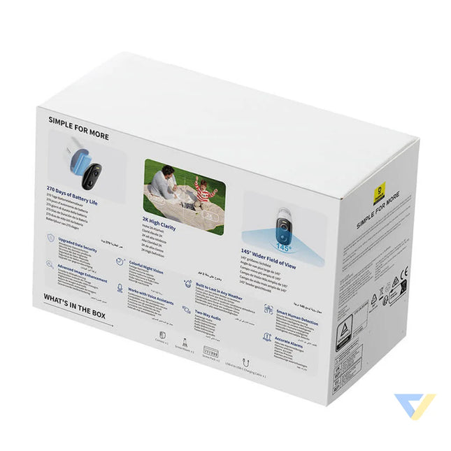 Baseus N1 Plus Outdoor Camera (White) IP cameras