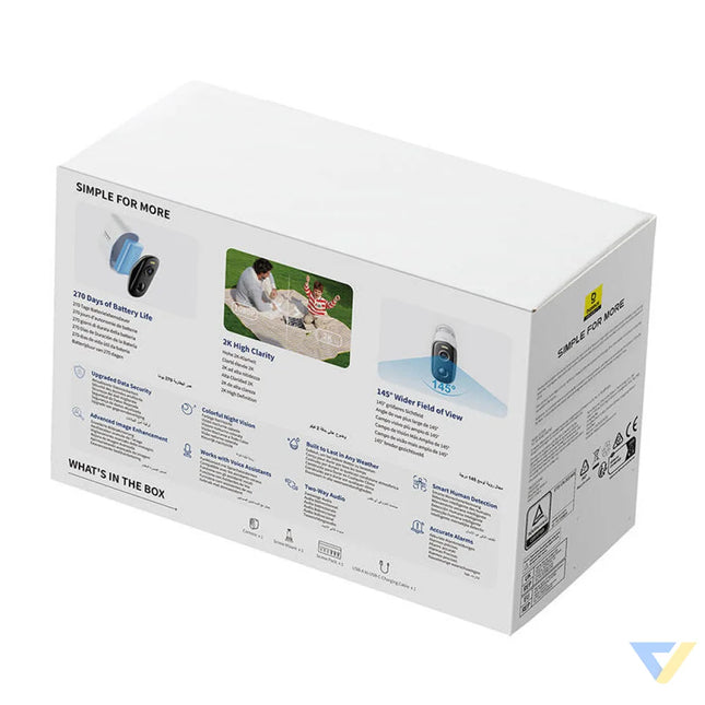 Baseus N1 Plus Outdoor Camera (White) IP cameras