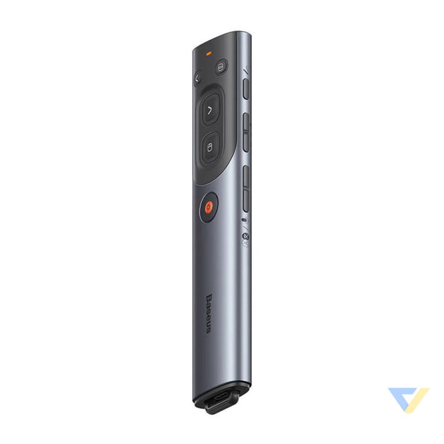 Baseus Orange Dot Multifunctional remote control for presentation with a red laser pointer gray Laser pointers