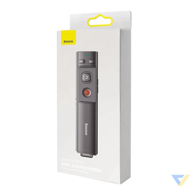 Baseus Orange Dot Multifunctionale remote control for presentation with a green laser pointer gray Laser pointers