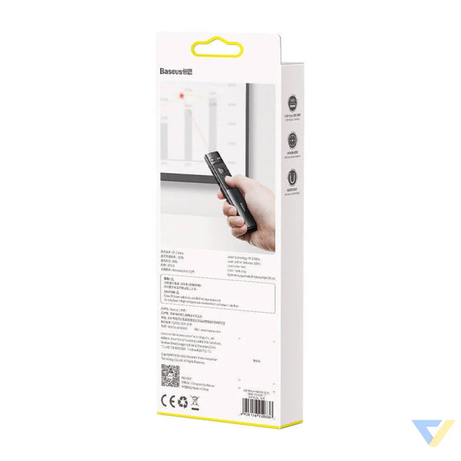 Baseus Orange Dot Multifunctionale remote control for presentation with a laser pointer gray Laser pointers