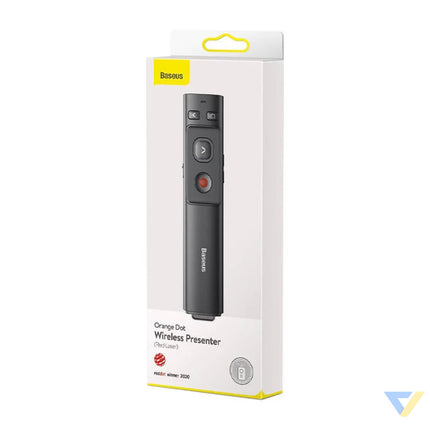 Baseus Orange Dot Multifunctionale remote control for presentation with a laser pointer gray Laser pointers
