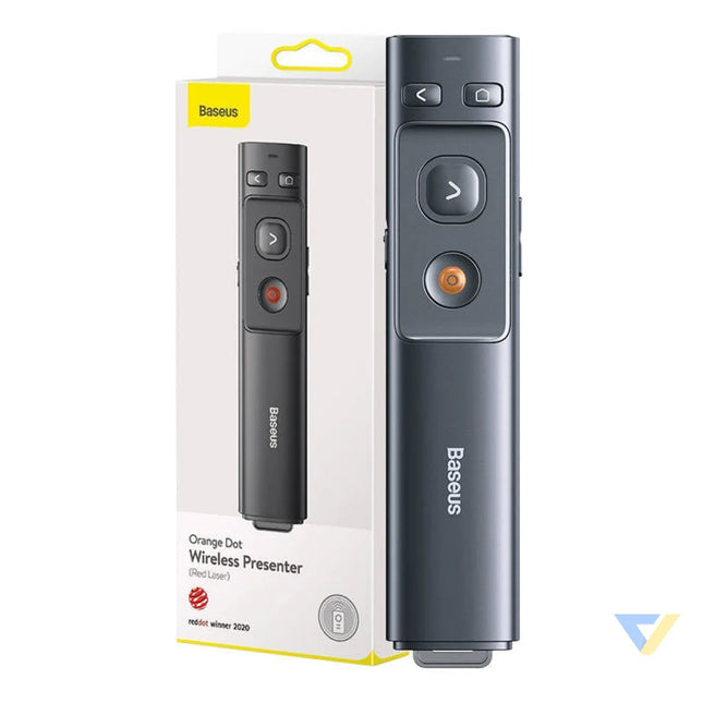 Baseus Orange Dot Multifunctionale remote control for presentation with a laser pointer gray Laser pointers