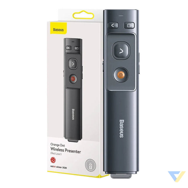 Baseus Orange Dot Multifunctionale remote control for presentation with a laser pointer gray Laser pointers