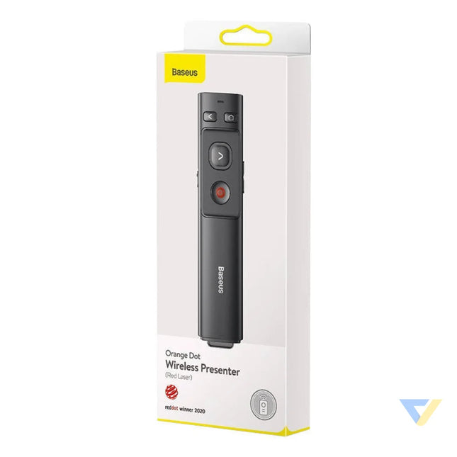 Baseus Orange Dot Multifunctionale remote control for presentation with a laser pointer gray Laser pointers