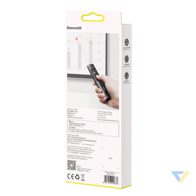 Baseus Orange Dot Multifunctionale remote control for presentation with a laser pointer gray Laser pointers