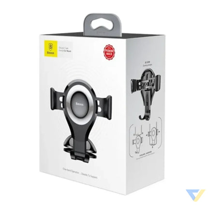 Baseus Osculum gravitational phone holder (black + silver) Phone holders