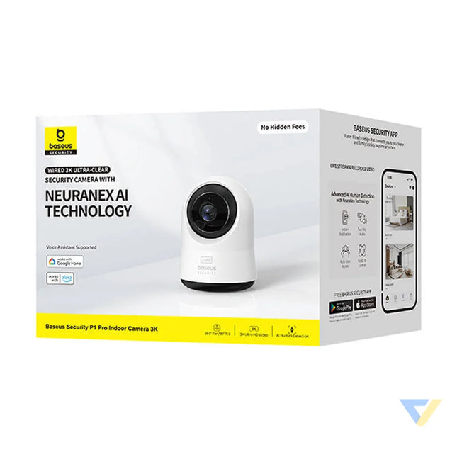 Baseus P1 Pro 3K Indoor Camera (White) IP cameras