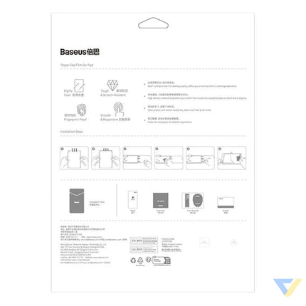 Baseus Paperfeel film For Pad Pro (2018/2020/2021/2022) 12.9″ Clear For tablets