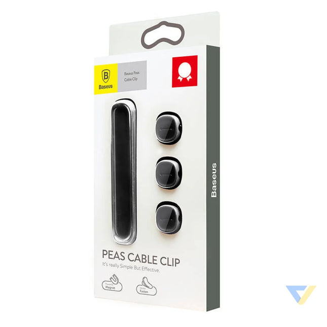 Baseus Peas Magnetic Cable Clip Black Cable organizers