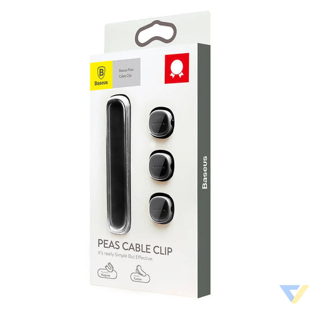 Baseus Peas Magnetic Cable Clip Black Cable organizers