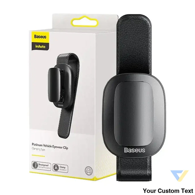 Baseus Platinum Vehicle eyewear clip (clamping type) Black Storage