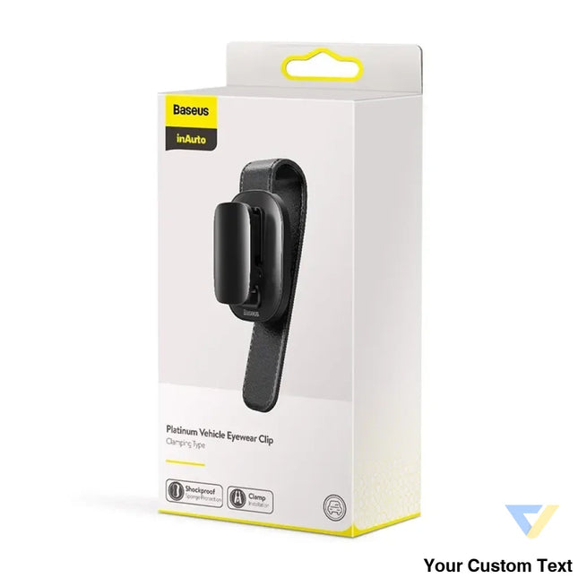 Baseus Platinum Vehicle eyewear clip (clamping type) Black Storage