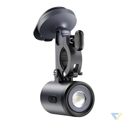 Baseus PrimeTrip 2 in 1 bike mount phone holder + flashlight (black) Mounts