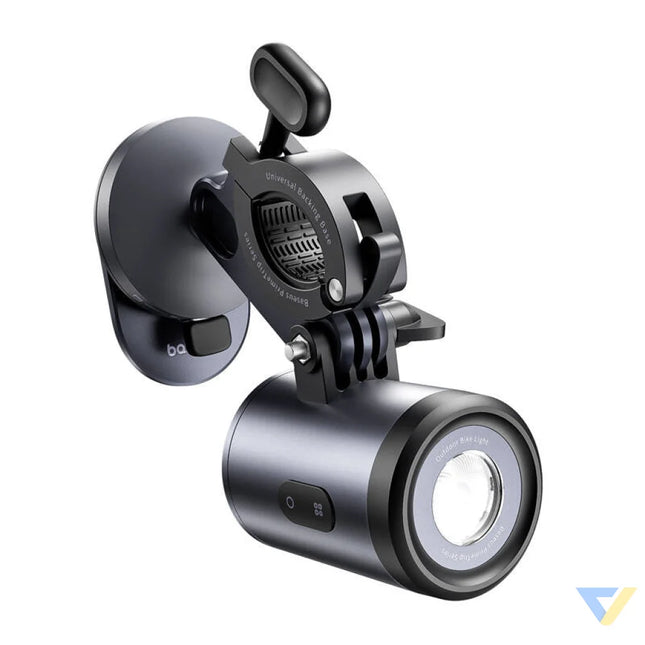 Baseus PrimeTrip 2 in 1 bike mount phone holder + flashlight (black) Mounts