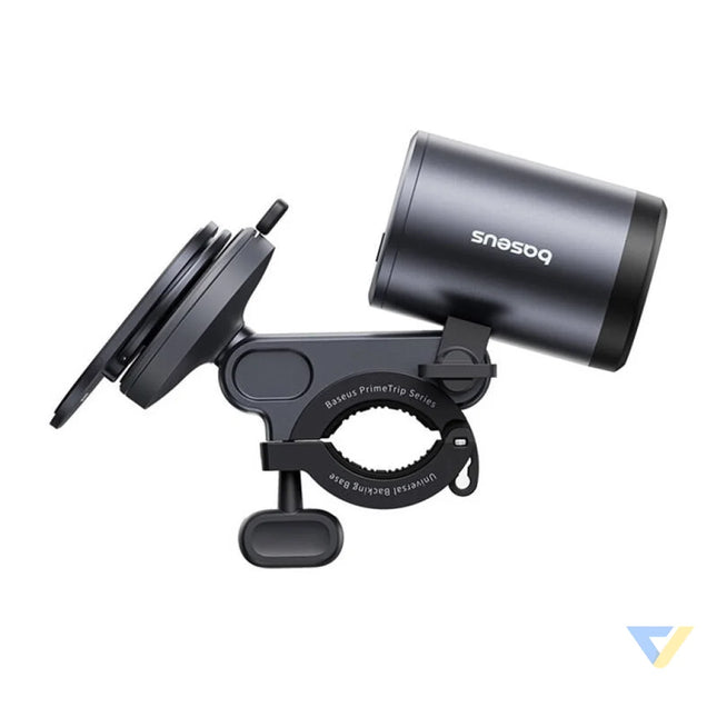 Baseus PrimeTrip 2 in 1 bike mount phone holder + flashlight (black) Mounts