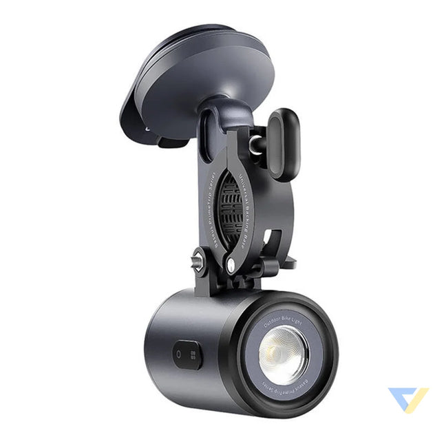 Baseus PrimeTrip 2 in 1 bike mount phone holder + flashlight (black) Mounts