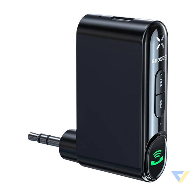 Baseus Qiyin AUX Car Bluetooth Receiver Black Bluetooth adapters