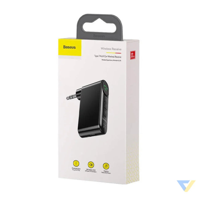 Baseus Qiyin AUX Car Bluetooth Receiver Black Bluetooth adapters