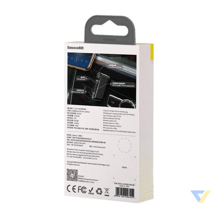 Baseus Qiyin AUX Car Bluetooth Receiver Black Bluetooth adapters