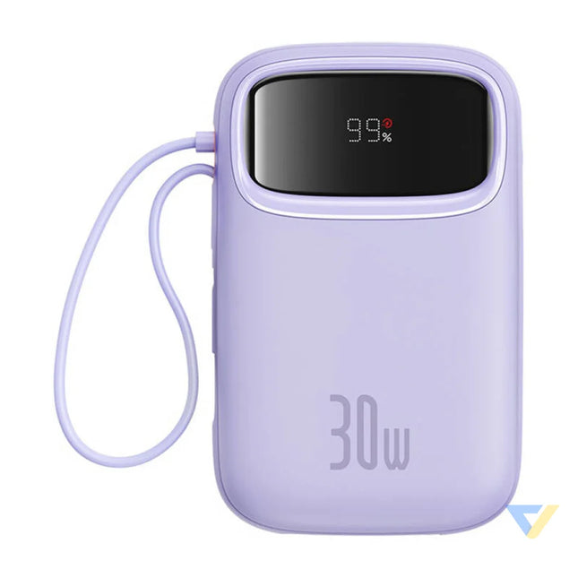 Baseus QPow 2 10000mAh 30W 2xUSB C powerbank (purple) Powerbanks