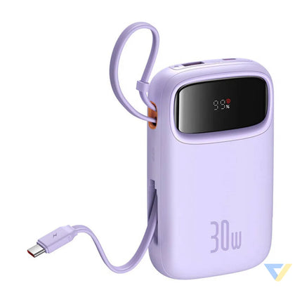 Baseus QPow 2 10000mAh 30W 2xUSB C powerbank (purple) Powerbanks