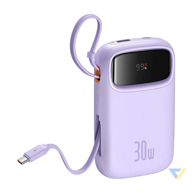 Baseus QPow 2 10000mAh 30W 2xUSB C powerbank (purple) Powerbanks