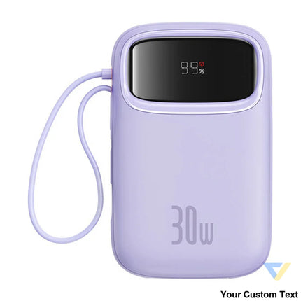 Baseus QPow 2 10000mAh 30W 2xUSB C powerbank (purple) Powerbanks