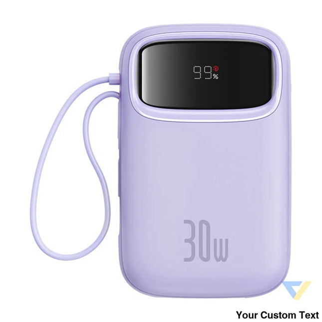 Baseus QPow 2 10000mAh 30W 2xUSB C powerbank (purple) Powerbanks