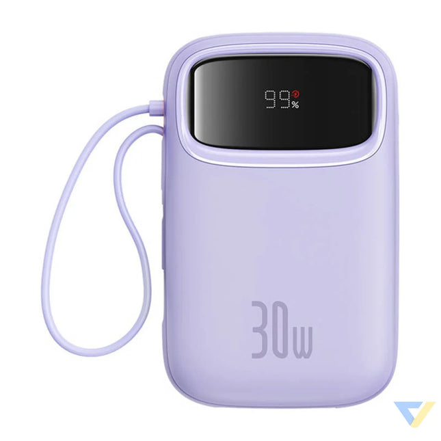Baseus QPow 2 10000mAh 30W 2xUSB C powerbank (purple) Powerbanks