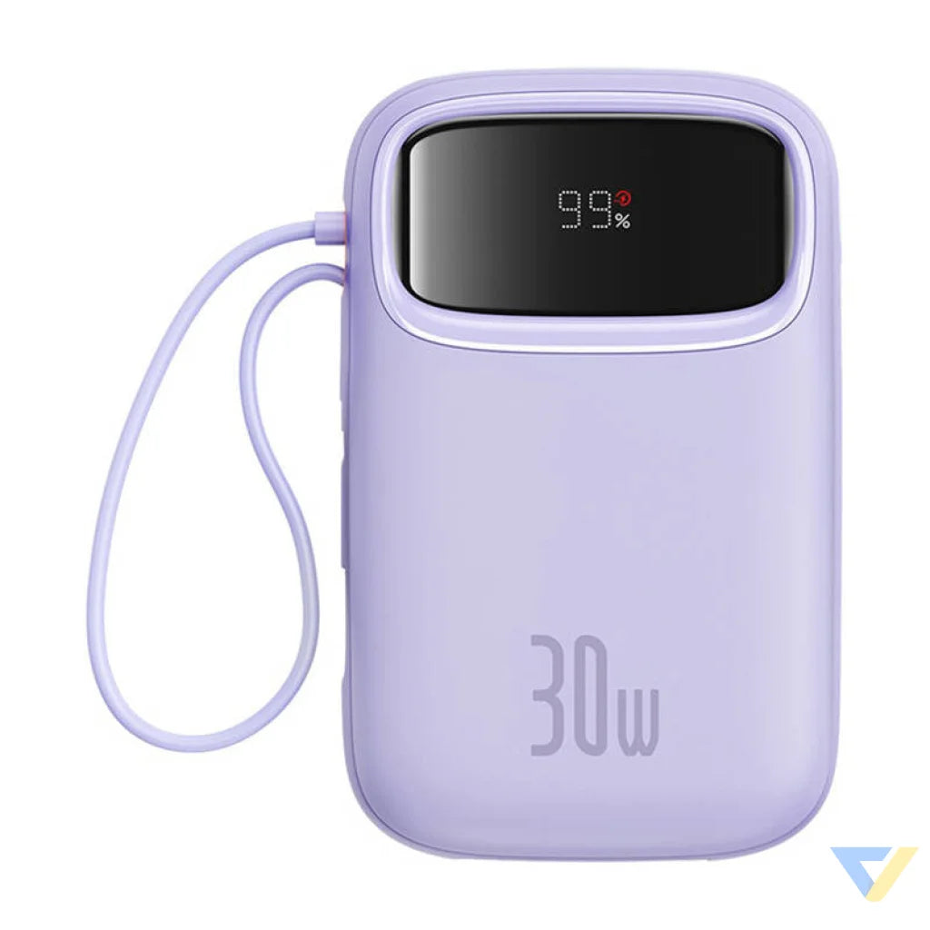 Baseus QPow 2 10000mAh 30W 2xUSB C powerbank (purple) Powerbanks