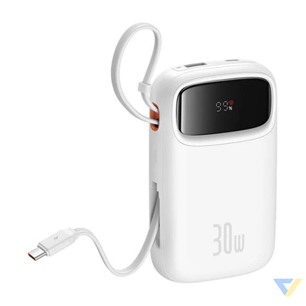 Baseus QPow 2 10000mAh 30W powerbank (white) Powerbanks
