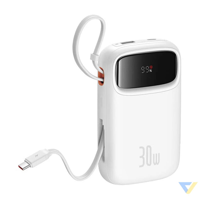Baseus QPow 2 10000mAh 30W powerbank (white) Powerbanks