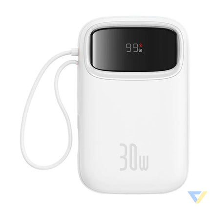 Baseus QPow 2 10000mAh 30W powerbank (white) Powerbanks
