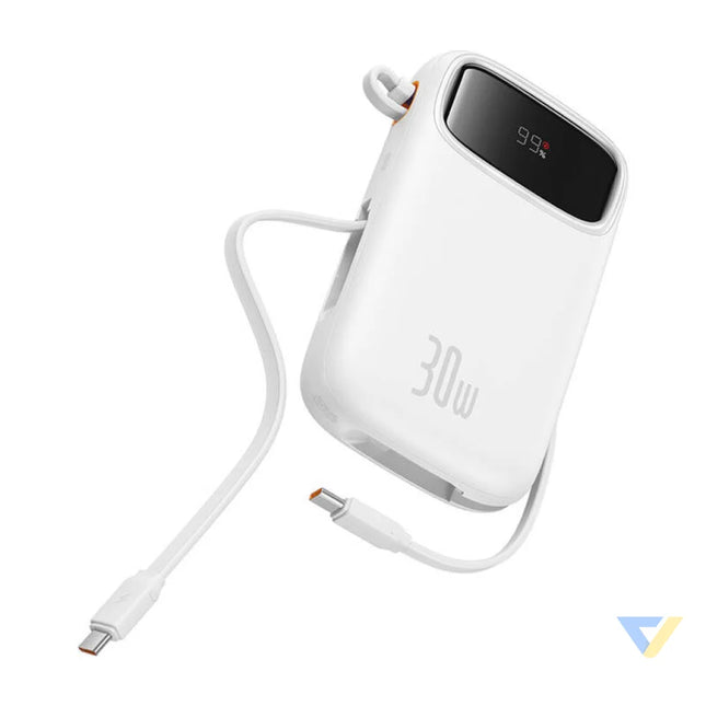 Baseus QPow 2 10000mAh 30W powerbank (white) Powerbanks