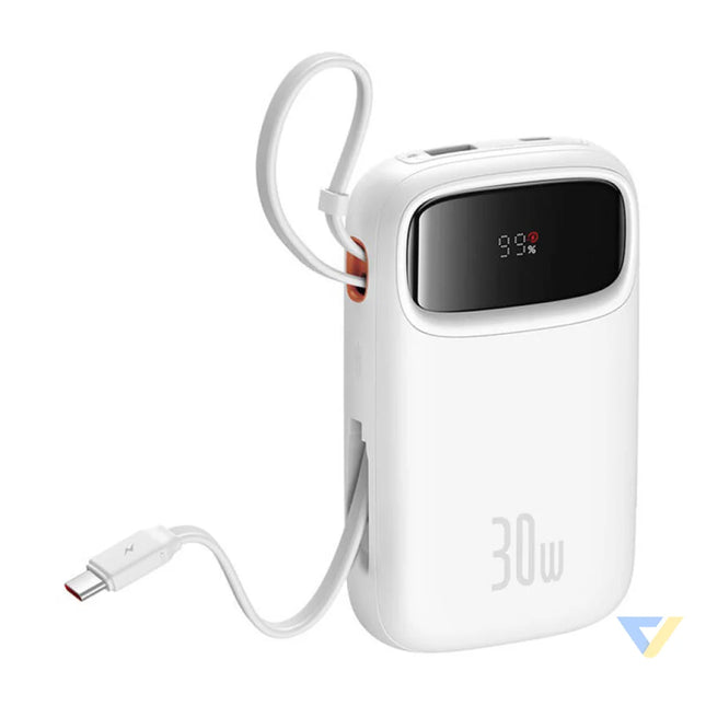 Baseus QPow 2 10000mAh 30W powerbank (white) Powerbanks